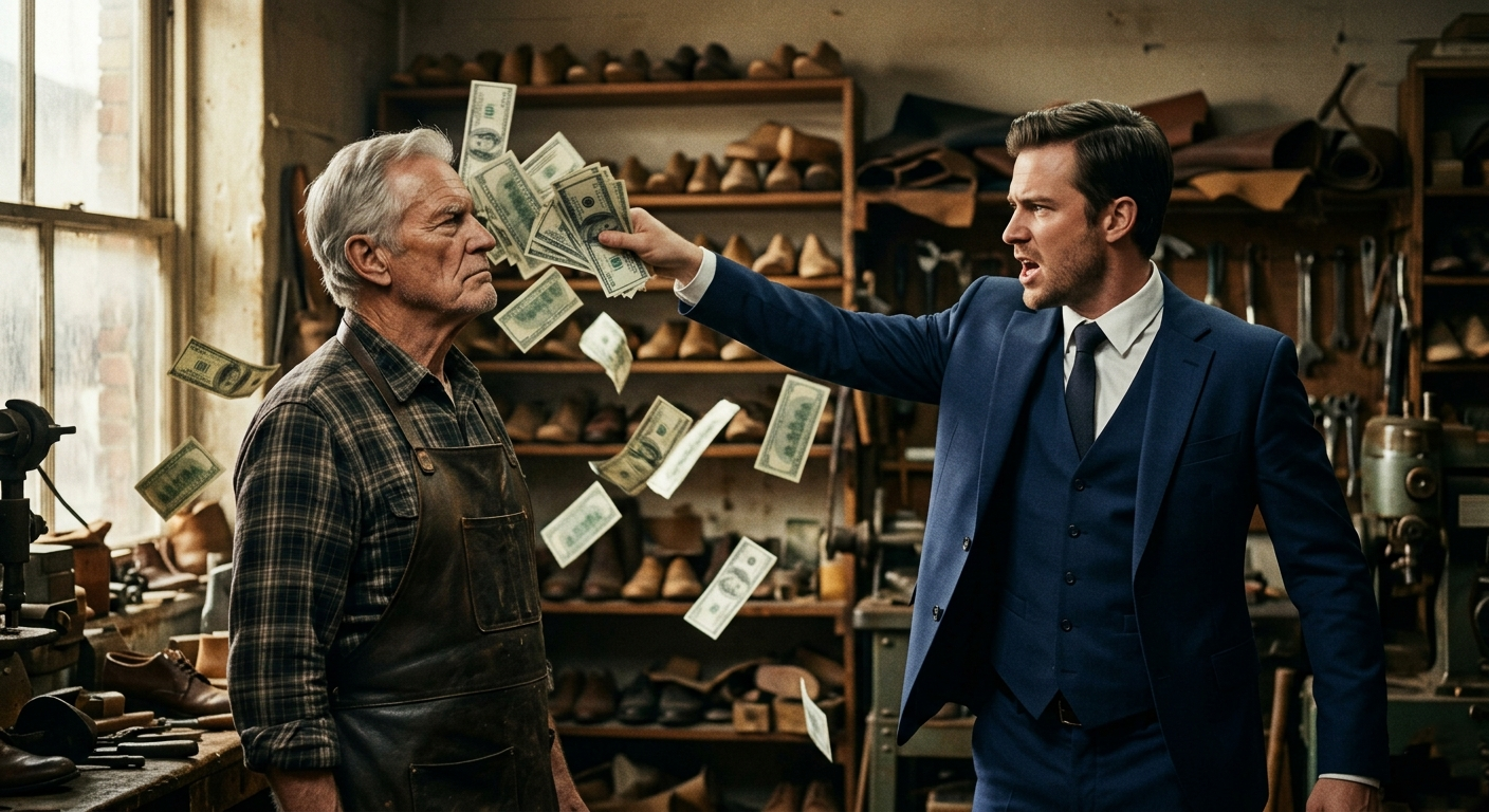 Billionaire Humiliates Cobbler—Then Loses EVERYTHING 3 Years Later