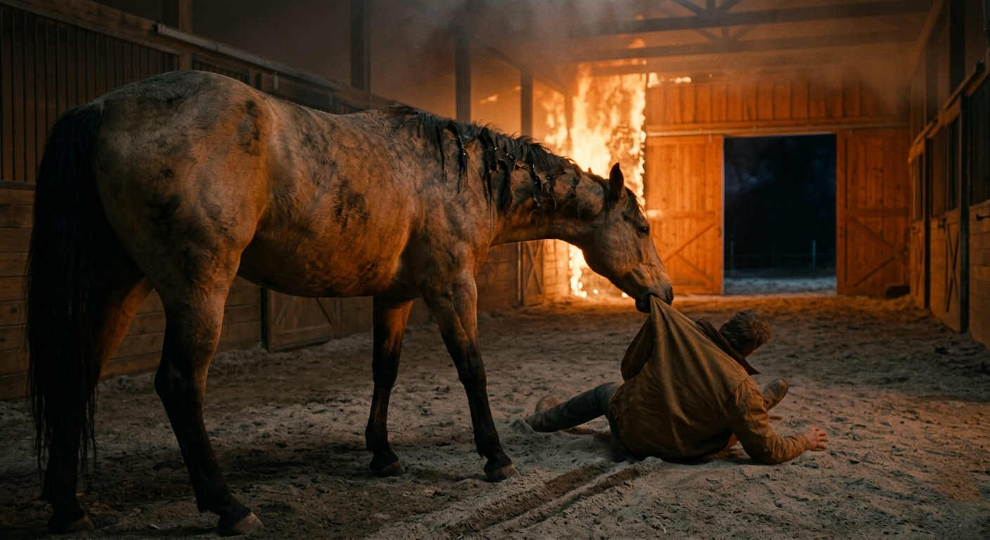 He Freed Every Horse in the Fire—But One Came Back for Him