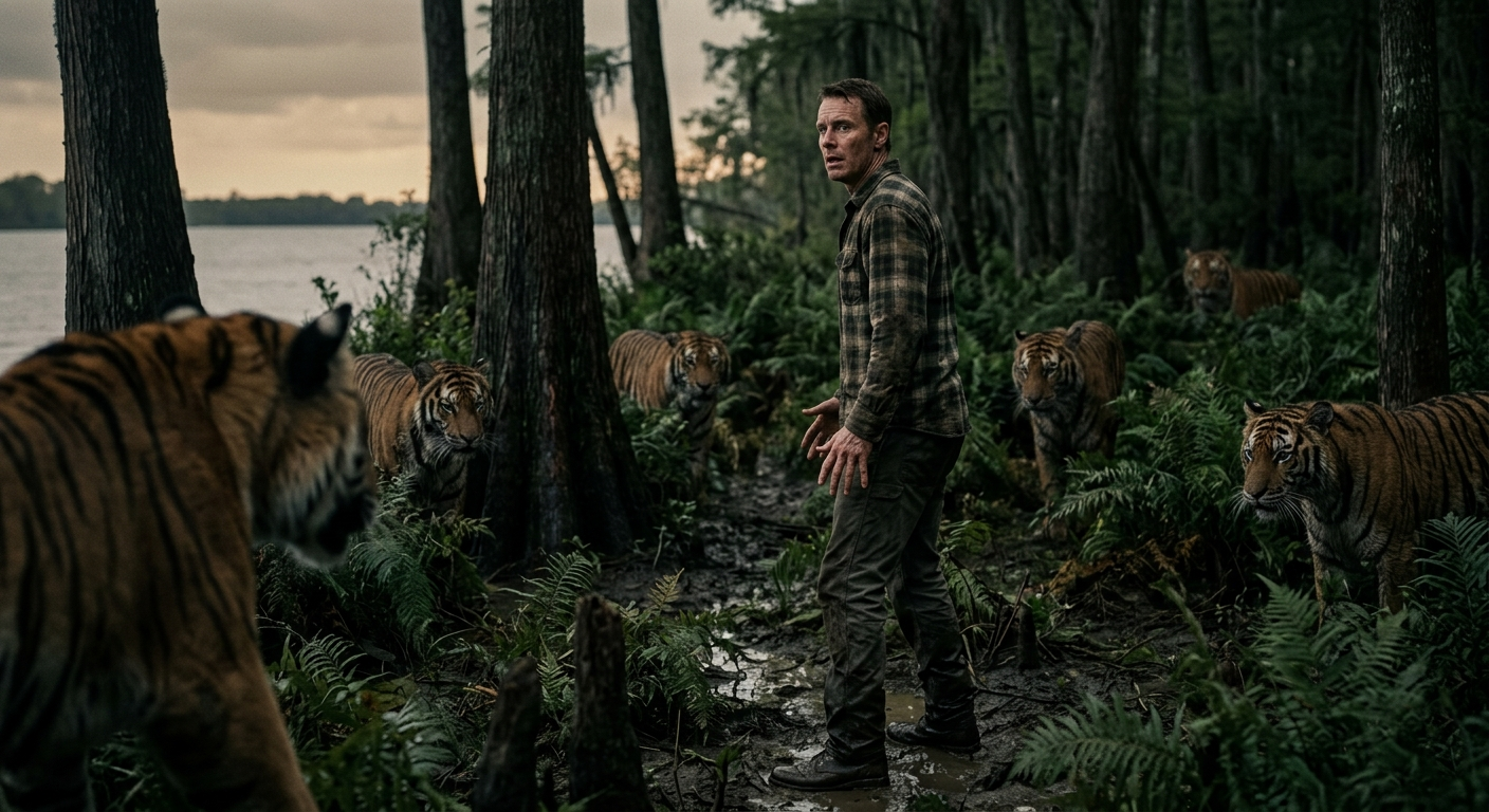 He Tried to Save One Tiger… Seven More Were Waiting on the Bank